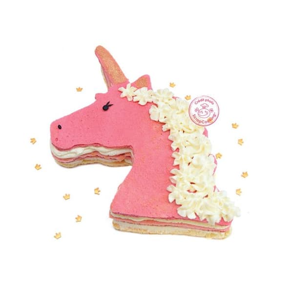 Cutter - SCRAPCOOKING - Unicorn - Rostfritt stål - XXL - Silver