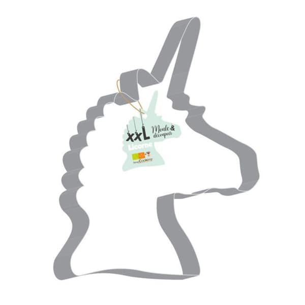 Cutter - SCRAPCOOKING - Unicorn - Rostfritt stål - XXL - Silver