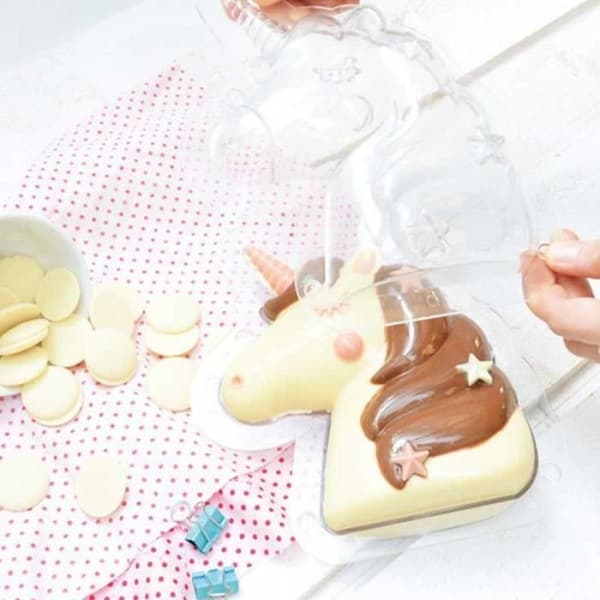 Unicorn 3D chokladform