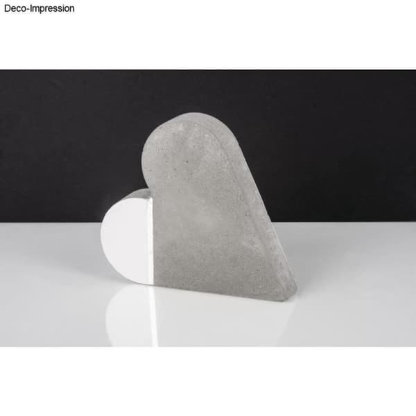 Tårtform - Ej specificerad - Hjärta - 25x27cm - Djup 4cm - Vit
