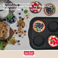 Miniatyrbild 5 av 6: Moule 6 mini tartelettes 28 x 18 cm Zenker Silikon fiberglas