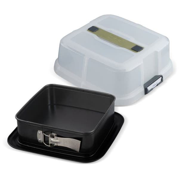 Fyrkantig fällbar form med lock 23 cm Zenker Bake Click and Go