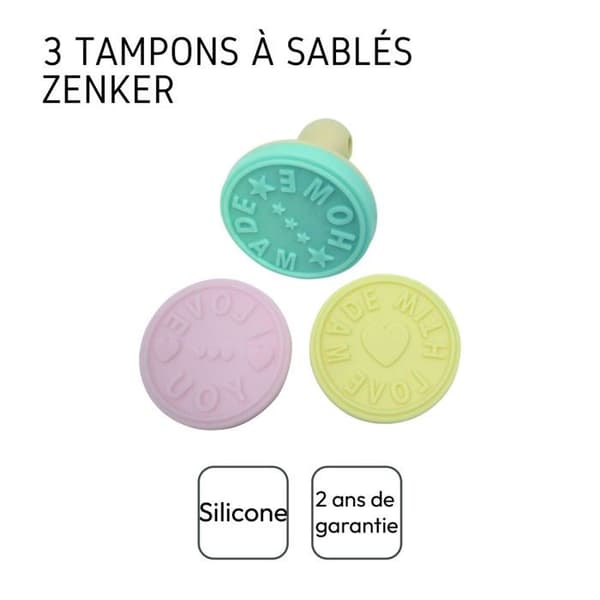 Set med 3 bakstubbar för kakor Zenker
