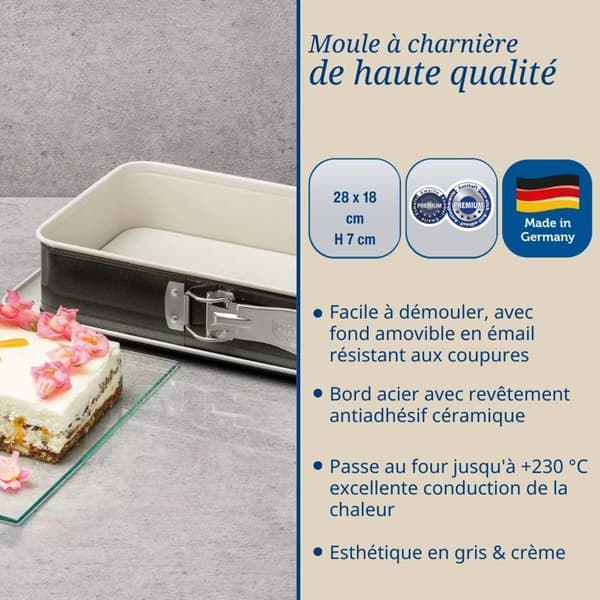 Muffinsform i keramik och ugnsform 28 x 18 cm Dr Oetker Back Trend