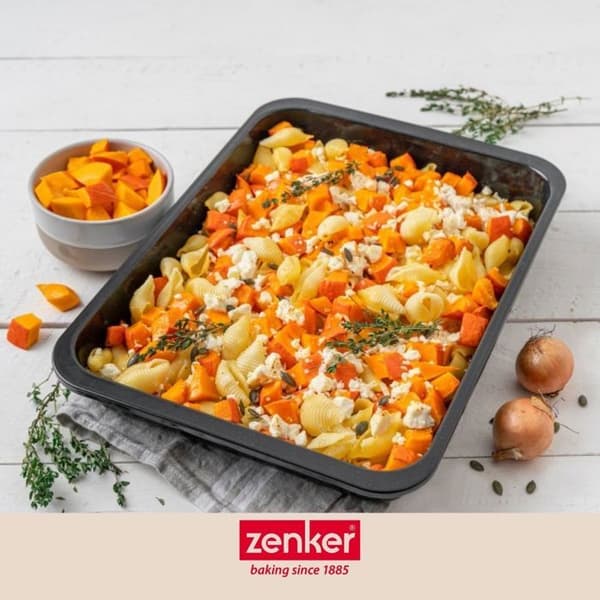 Tårtform - Zenker - 7293 - Emaljerad - 40 x 29 x 6 cm - Tål maskindisk