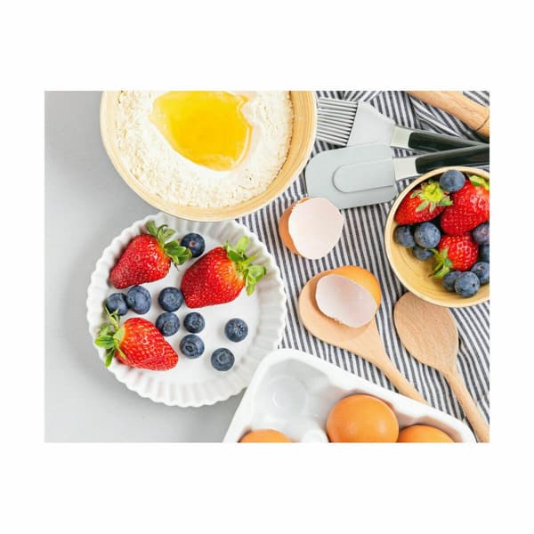 Silikone pensel Quttin Foodie Sort 28 x 4 cm 2 mm (18 enheder)