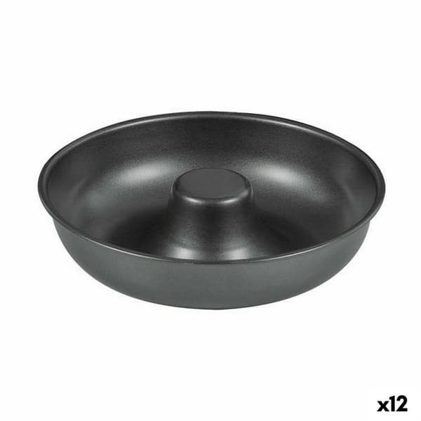 Bageform Quttin Donuts Kulstofstål Sort Ø 21 cm 21 x 5 cm (12 enheder)