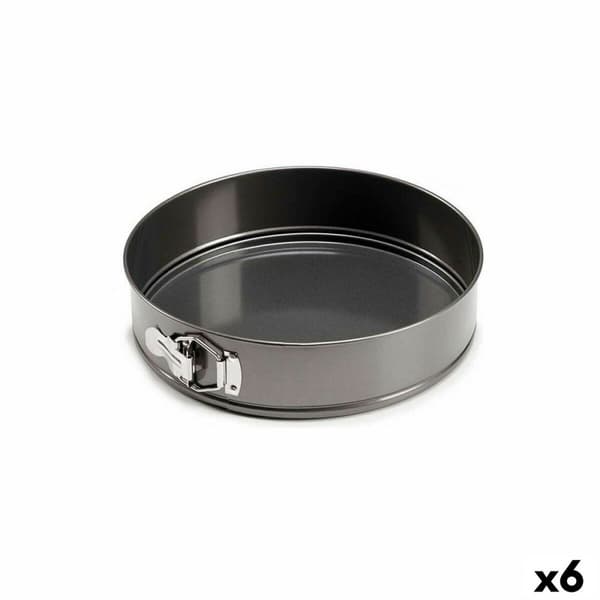 Avtagbar form Kinvara CK62863-8 Mörkgrå Metall Kolstål 28 x 6,5 x 28,5 cm (6 antal)