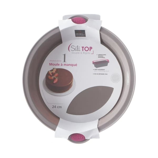 Silikoneform med hank Secret de Gourmet Brun Silikone 24 cm