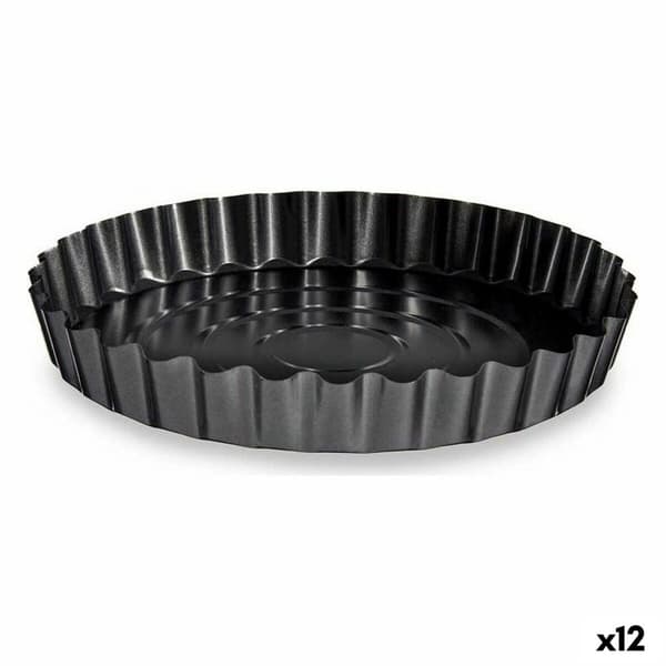 Bageform Kinvara CK56493 Mørkegrå Metal Kulstofstål Ø 28 cm (12 enheder)