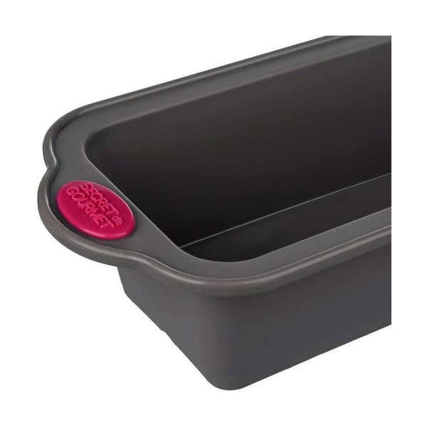 Kahvallinen silikonimuotti Secret de Gourmet (30,5 x 13 x 7 cm)