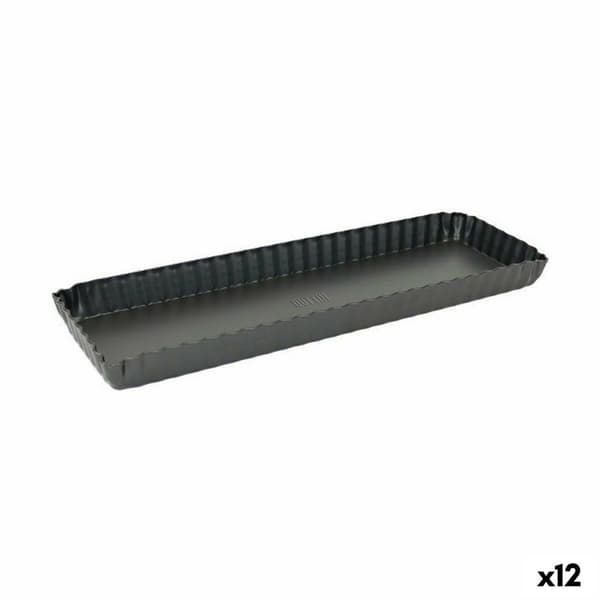 Irtopohjavuoka Quttin Musta Hiiliteräs 35 x 11 x 2,6 cm (12 osaa)