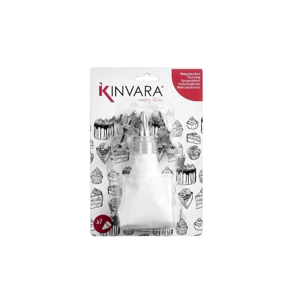 Sprøjteposer Kinvara KT213109 Hvid (12 enheder)