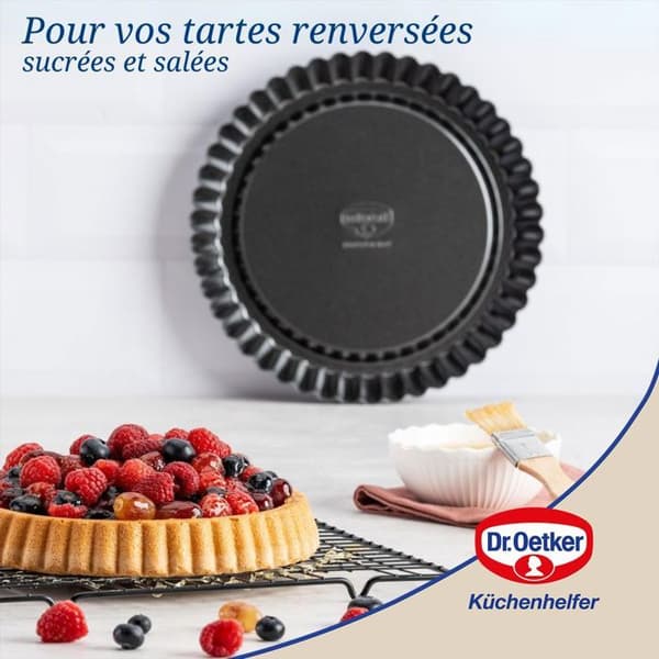 Tårtform - Dr Oetker - 22 cm - Non-stick - Värmeledningsförmåga - Rostfritt stål
