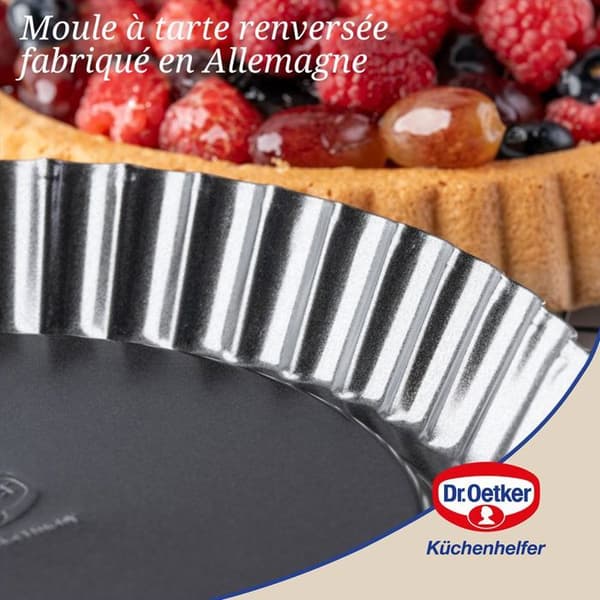 Tårtform - Dr Oetker - 22 cm - Non-stick - Värmeledningsförmåga - Rostfritt stål
