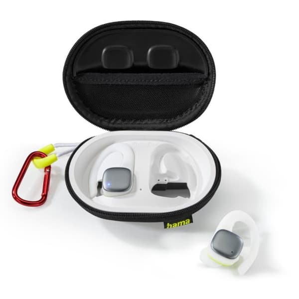 Hama Spirit Athletics Bluetooth høretelefoner Hvid/Gul