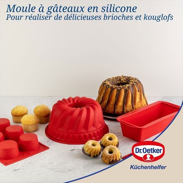Kougelhopfform 21,5 cm Dr. Oetker Flexxibel Love