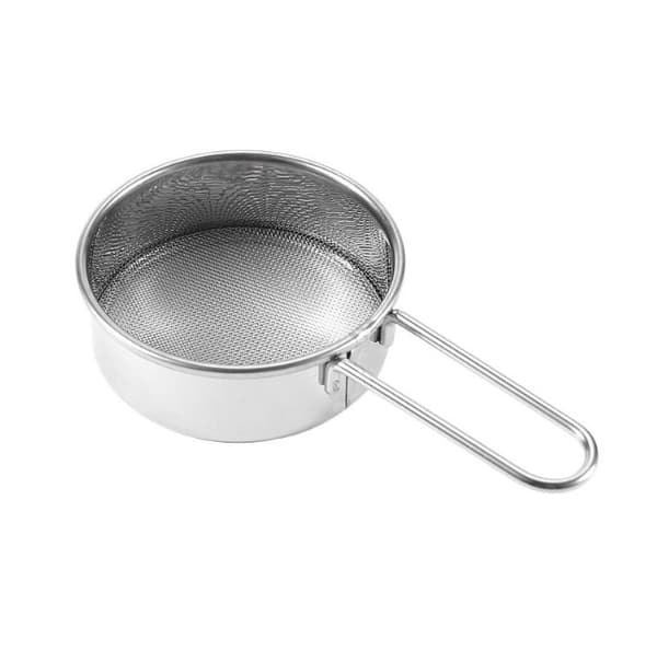INF Bakesil i rustfritt stål - finmasket sil til mel, kaffe og mer