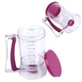 Miniatyrbild 4 av 4: Alinory Smet Dispenser, 900ml Manuell Smet Dispenser Cupcake Pancake Waffle Mätkopp Köksbakverktyg