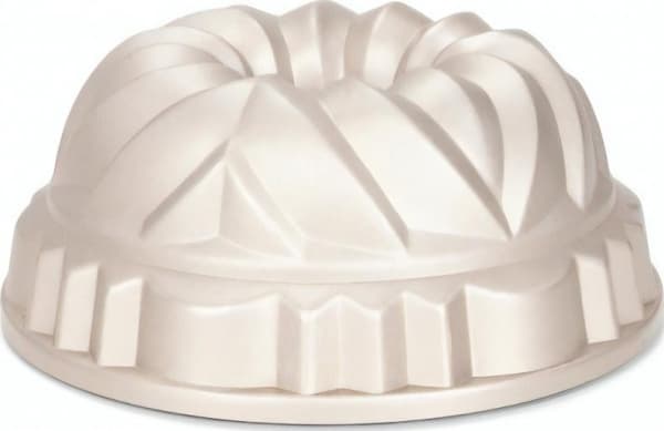 Patisse turbanform 2,3 x 1 x 2,3 cm champagne aluminium