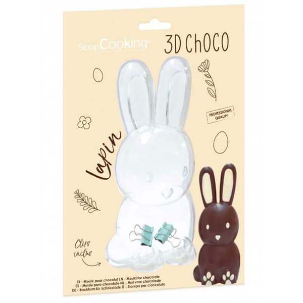 3D kaninchokladform