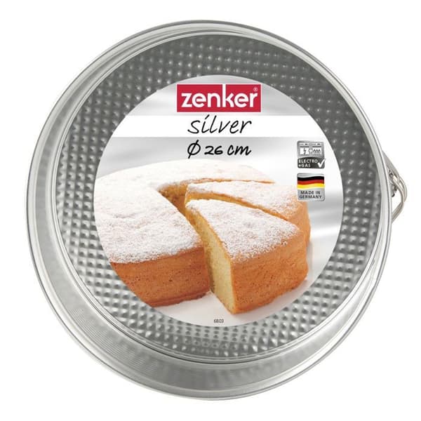 Moule à manqué - Zenker - 26,3 x 6,5 cm - Stål belagt med tinn - Enkel démoulage - 26 cm i diameter