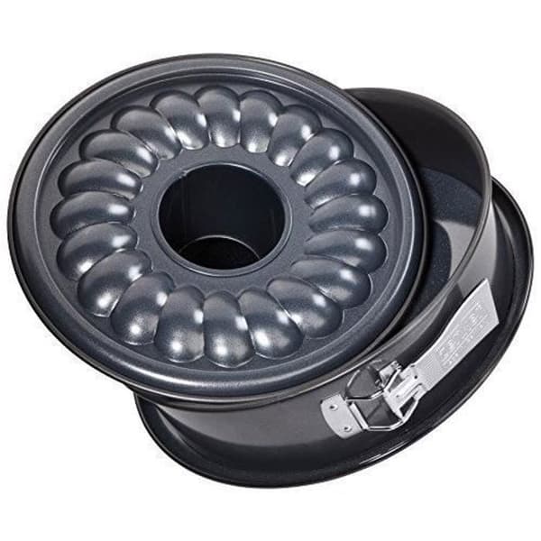 Springform - ZENKER - Deluxe platt och skorstensbotten - Ø26 cm - Svartmetallic