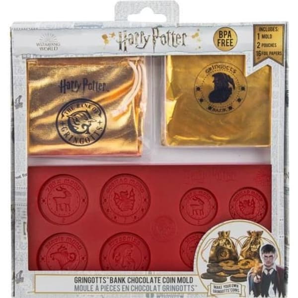 Chokladform - INGEN NAMN - Harry Potter - Silikon - 21 cm x 21 cm - 8 hål