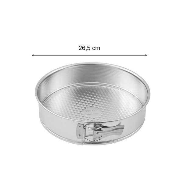 Moule à manqué - Zenker - 26,3 x 6,5 cm - Stål belagt med tinn - Enkel démoulage - 26 cm i diameter