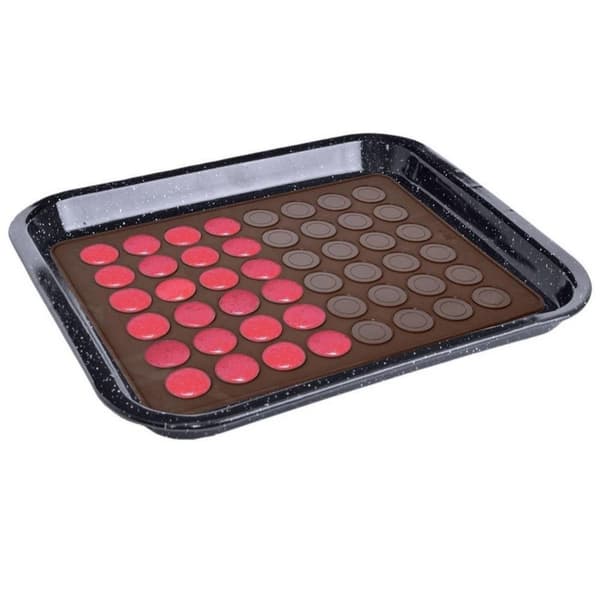 Silikonemåtte, macaron bradepande til makroner