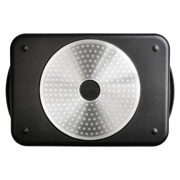 GRANDE granit långpanna med lock 35x22,5 cm 4,4 l
