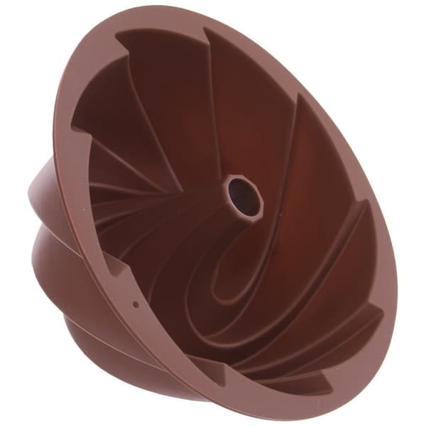 Silikonimuotti kuppikakkujen leivontaan piipulla, kukkamuotti, 23,5 cm