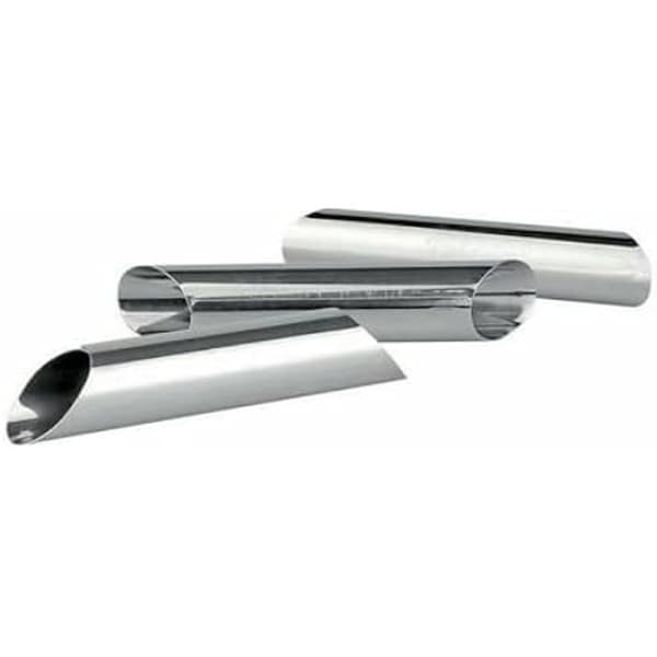 Bakformar - WOOOW - Set med 36 rostfritt stål - 2,5 x 12,5 cm - Flerfärgad - Premiumkvalitet