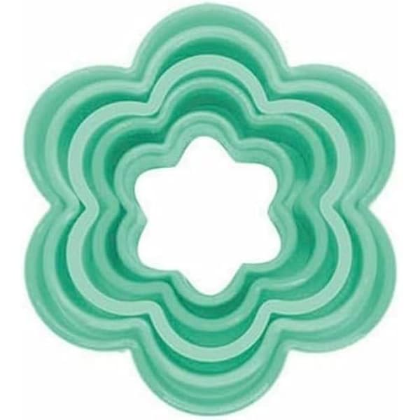 Bakverksformar - WOOOW - Set med 5 delar - Silikon - Flerfärgad - 9,5 cm