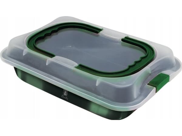 STEKEPLATE MED LOKK 36,5X24,5X5,5CM BERLINGER HAUS EMERALD BH-7843