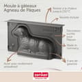 Miniatyrbild 3 av 4: 3D Bakform - Zenker - Påsklamm - Stål - 900 ml - Non-stick Teflon