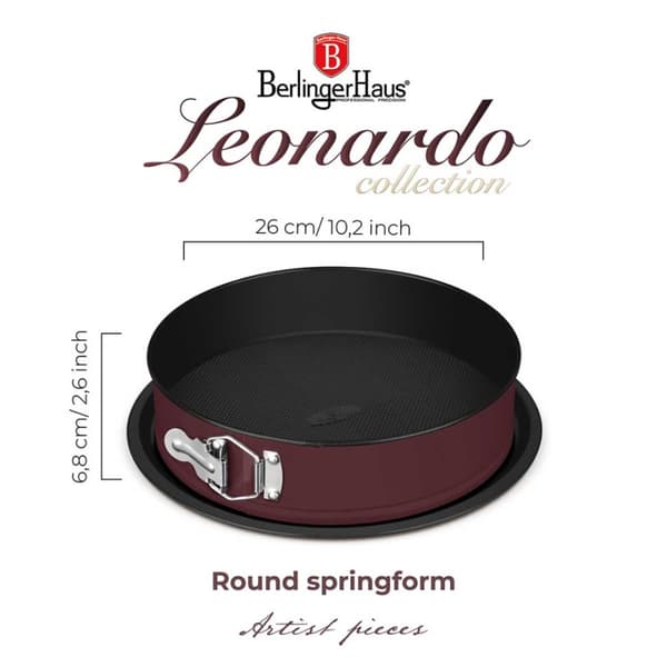 TÅRKPAN TITANIUMFORM 26cm BERLINGER HAUS BH-7935 LEONARDO