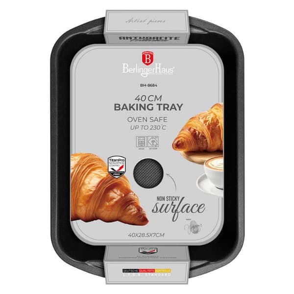 BAKFORM TITANIUM 40x28cm BERLINGER HAUS BH-8684 ANTRACIT