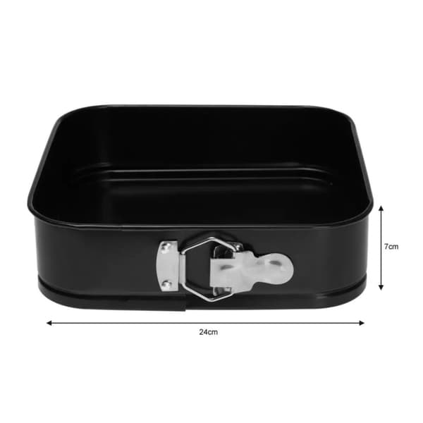 FYRKANTIG TÅRTFORM 24cm KINGHOFF KH-1539