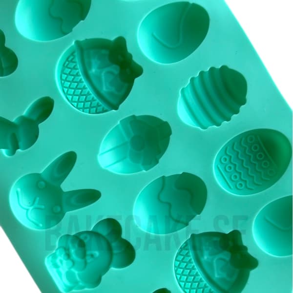 Påsk Kanin & Ägg Silikonform | Chokladägg Silikonform