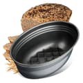Miniatyrbild 2 av 4: Oval brödform 26 x 16 cm Zenker Black Metallic