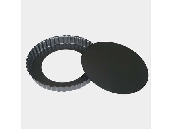 de Buyer 4706.32, Kakeform, Rund, Rillet overflate, 220 °C, Sølv, Stål