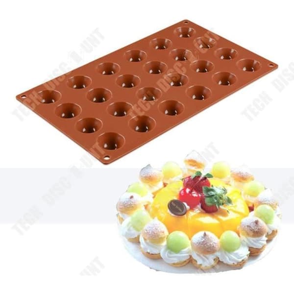 Demi-boule Sphère Gâteau i Silikonform Muffins Chokladkakor Bakform Dekor 24/ Lätt att rengöra