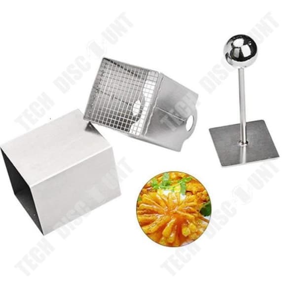 TD® Rostfritt stål Tofu Kakform Strimlad Tofu Form Kreativa köksredskap Silver Köksredskap