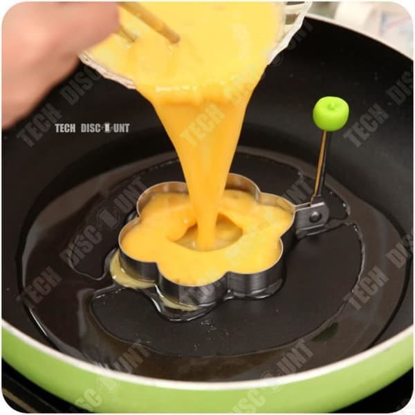 TD® omelettform 4 former stekt ägg köksmuffinstårta cupcake chokladtillbehör kreativ tårta stål bakning pizza
