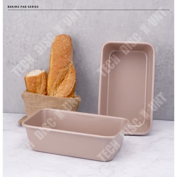 TD® 2 rektangulära nonstick kakformar, 9,5 tums rostat bröd, tjocka bakverk, bakformar