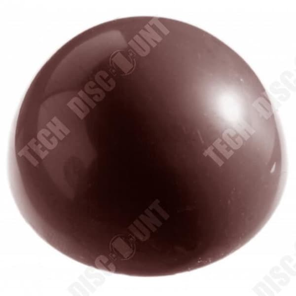 TD® Half Ball Sphere Cake Silikonform Muffin Chokladkex Bakform Brunt bakverk Lätt att tvätta