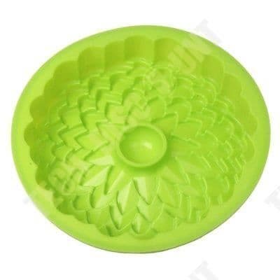 TD® Bakverksform - Silikon - Solros - Bakverk - Choklad - Non-Stick - Lätt att rengöra - Grön - Blå - Ej giftig