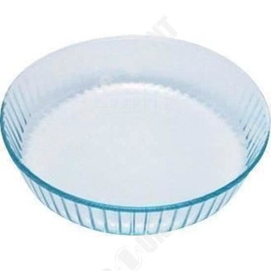 TD® 4-kvartsform Klassisk glas 26 cm klar Diskmaskin Säker mikrovågsugn Bekväm funktionella kakor 300 graders ugn Lätt