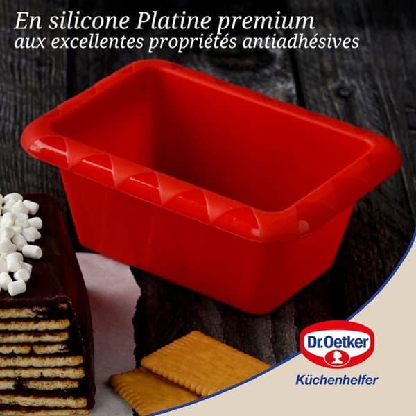 Litet 18 cm silikonbakform Dr Oetker Flexxibel Love